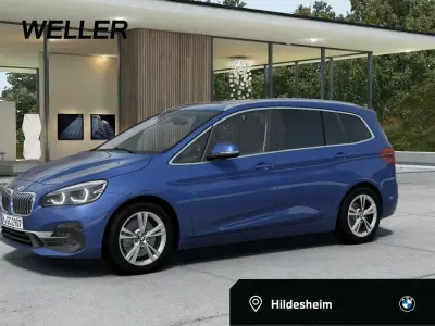 Gebraucht BMW 220 Gran Tourer Luxury Line 178 PS (130 kW) 2022 Phytonicblau (blau) Van / Kleinbus