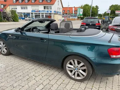 Gebraucht BMW 123 Cabriolet Efficient Dynamics 204 PS (150 kW) 2009 Grün Cabrio