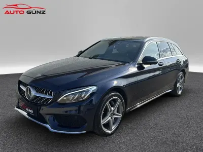 Gebraucht Mercedes C200 AMG line 184 PS (135 kW) 2017 Blau Kombi