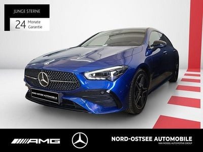 Gebraucht Mercedes CLA200 Shooting Brake AMG 163 PS (119 kW) 2024 Metalliclack spektralblau Kombi