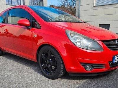Usata Opel Corsa Color Edition 80 CV (58 kW) 2009 Rosso Utilitaria