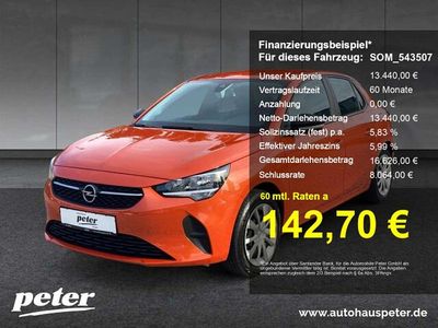 Gebraucht Opel Corsa-e Edition 100 kW (136 PS) 2021 Power orange/dynamik orange Kleinwagen