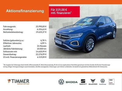 Occasion VW T-Roc Style 150 PK (110 kW) 2022 Blauw SUV