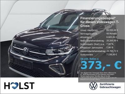 Usata VW T-Cross R-line 150 CV (110 kW) 2025 Nero SUV