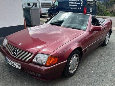 Brugt Mercedes SL300 231 HK (169 kW) 1991 Rød Cabriolet