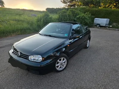 Brugt VW Golf Cabriolet 101 HK (74 kW) 1998 Sort Cabriolet
