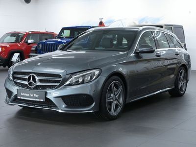 gebraucht Mercedes C180 T AMG/AHK/LED/18"/LEDER/UNFALLFREI !