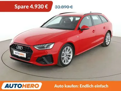 Gebraucht Audi A4 S-Line 204 PS (150 kW) 2023 Rot Kombi