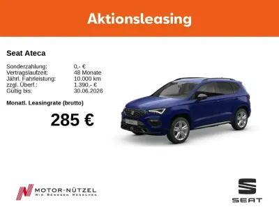 Ny Seat Ateca FR 150 HK (110 kW) 2026 Blå SUV