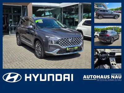 Gebraucht Hyundai Santa Fe Prime 230 PS (169 kW) 2021 Lagoon blue / mic SUV