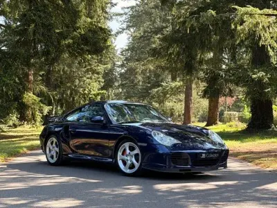 Occasion Porsche 996 Turbo 450 PK (330 kW) 2004 Blauw Coupé
