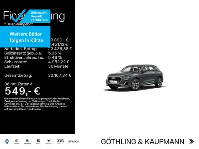 Gebraucht Audi Q3 S-Line 190 PS (139 kW) 2020 Daytonagrau perleffekt SUV