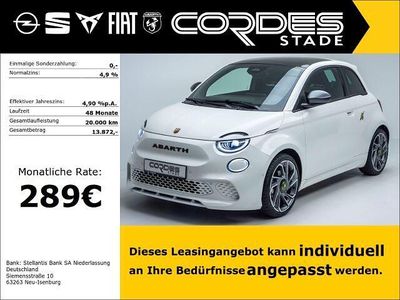 Neu Abarth 500e 114 kW (155 PS) 2025 Weiß Kleinwagen