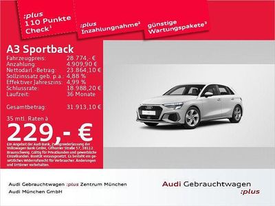 Gebraucht Audi A3 S-Line 150 PS (110 kW) 2023 Ibisweiß Limousine