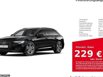 Mythosschwarz metallic Gebraucht 2025 Audi A6 Design Kombi | 56.990 € (Guter Preis)