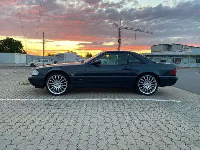 Gebraucht Mercedes SL320 231 PS (169 kW) 1999 Schwarz Cabrio