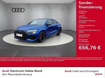 Usata Audi RS3 Ambiente 400 CV (294 kW) 2022 Blu Berlina
