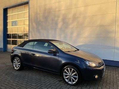 Blau Gebraucht 2015 VW Golf Cabriolet LOUNGE Cabrio | 7.199 € (Fairer Preis)