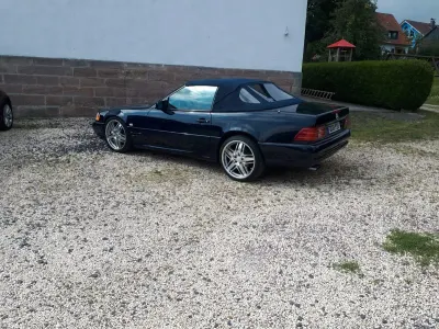 Gebraucht Mercedes SL500 320 PS (235 kW) 1991 Blau Cabrio