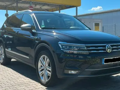 Gebraucht VW Tiguan Allspace Highline 150 PS (110 kW) 2020 Schwarz SUV