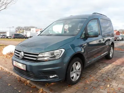 Gebraucht VW Caddy S 125 PS (91 kW) 2017 Grün Van / Kleinbus