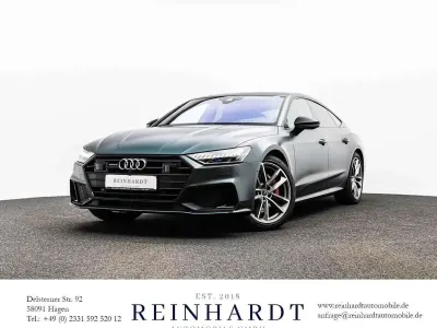 Gebraucht Audi A7 Sportback S-Line 367 PS (269 kW) 2020 Individuallackierungen audi exclusive arablau kristalleffekt Kleinwagen