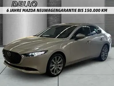 Nieuw Mazda 3 Exclusive-Line 140 PK (102 kW) 2025 Paars Sedan