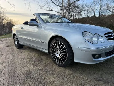 Gebraucht Mercedes CLK200 Avantgarde 184 PS (135 kW) 2008 Silber Cabrio