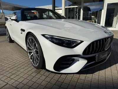 Gebraucht Mercedes SL43 AMG AMG 381 PS (280 kW) 2022 Opalithweiss Cabrio