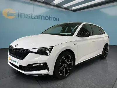 Gebraucht Skoda Scala Monte Carlo 110 PS (80 kW) 2021 Weiß Kleinwagen