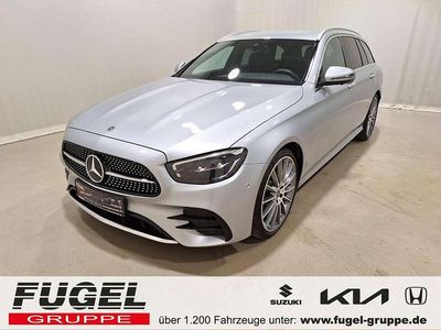 Silber Gebraucht 2023 Mercedes E220 AMG line Kombi | 42.999 € (Teuer)