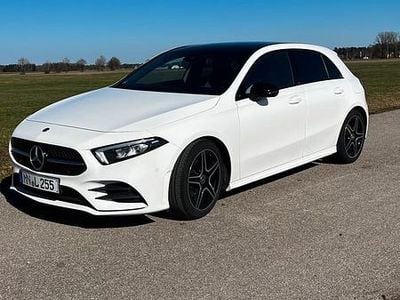 Gebraucht Mercedes A180 AMG line 136 PS (100 kW) 2019 Weiß Limousine