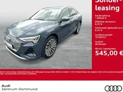 Gebraucht Audi Q8 Sportback e-tron S-Line 300 kW (408 PS) 2022 Blau SUV