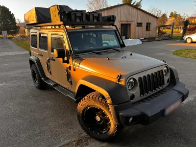 Occasion Jeep Wrangler Sahara 200 ch (147 kW) 2016 Beige SUV