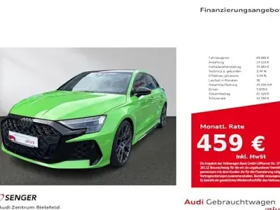 Brugt Audi RS3 Ambiente 400 HK (294 kW) 2025 Grøn Sedan