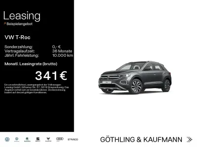 Gebraucht VW T-Roc IQ Drive 150 PS (110 kW) 2023 Indiumgrau metallic SUV