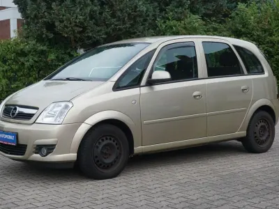 Gebraucht Opel Meriva Edition 105 PS (77 kW) 2009 Silber Van / Kleinbus