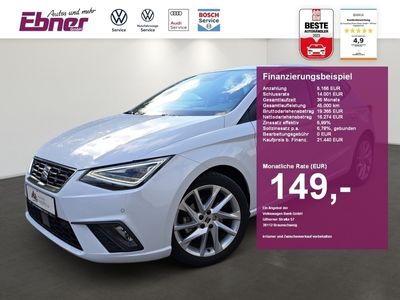 gebraucht Seat Ibiza FR 110PS TSI DSG ACC+KAMERA+LED-NAVI+APP+DAB+SITZHZG+17 ALU!