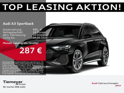Gebraucht Audi A3 S-Line 204 PS (150 kW) 2025 Schwarz Limousine