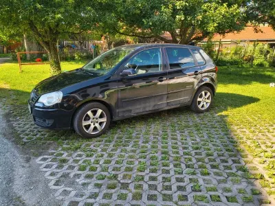 Gebraucht VW Polo Trendline 69 PS (50 kW) 2008 Schwarz Kleinwagen