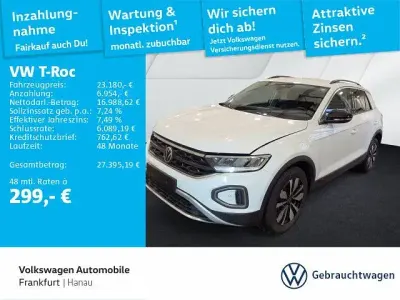 Second-hand VW T-Roc Goal 116 CP (85 kW) 2025 Alb SUV