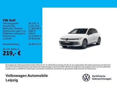 Gebraucht VW Golf VIII Goal 150 PS (110 kW) 2025 Weiß Limousine