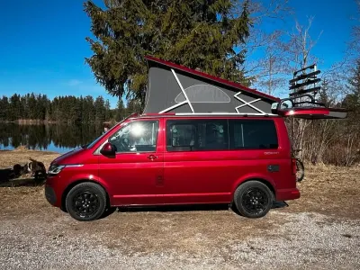 Gebraucht VW California California 204 PS (150 kW) 2023 Rot Van