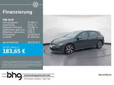 Brugt VW Golf VIII R-line 131 HK (96 kW) 2024 Grå Sedan