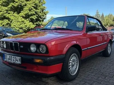 Gebraucht BMW 318 Cabriolet Sport Line 113 PS (83 kW) 1991 Rot Cabrio