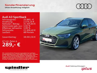 Gebraucht Audi A3 204 PS (150 kW) 2025 Distriktgrün metallic Limousine