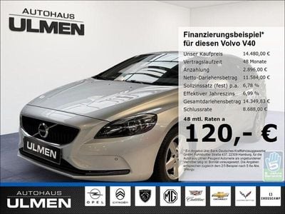 Silber Gebraucht 2018 Volvo V40 Kinetic Kombi | 14.480 € (Guter Preis)