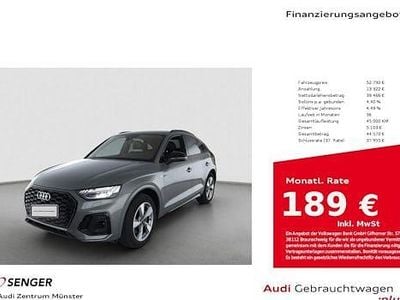 Chronosgrau Gebraucht 2025 Audi Q5 Sportback S-Line SUV | 52.790 € (Guter Preis)