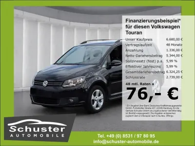 Gebraucht VW Touran Comfortline 140 PS (102 kW) 2012 Schwarz Van / Kleinbus