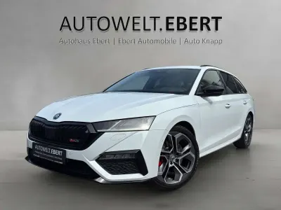 Gebraucht Skoda Octavia RS 245 PS (180 kW) 2022 Moonweiss Kombi